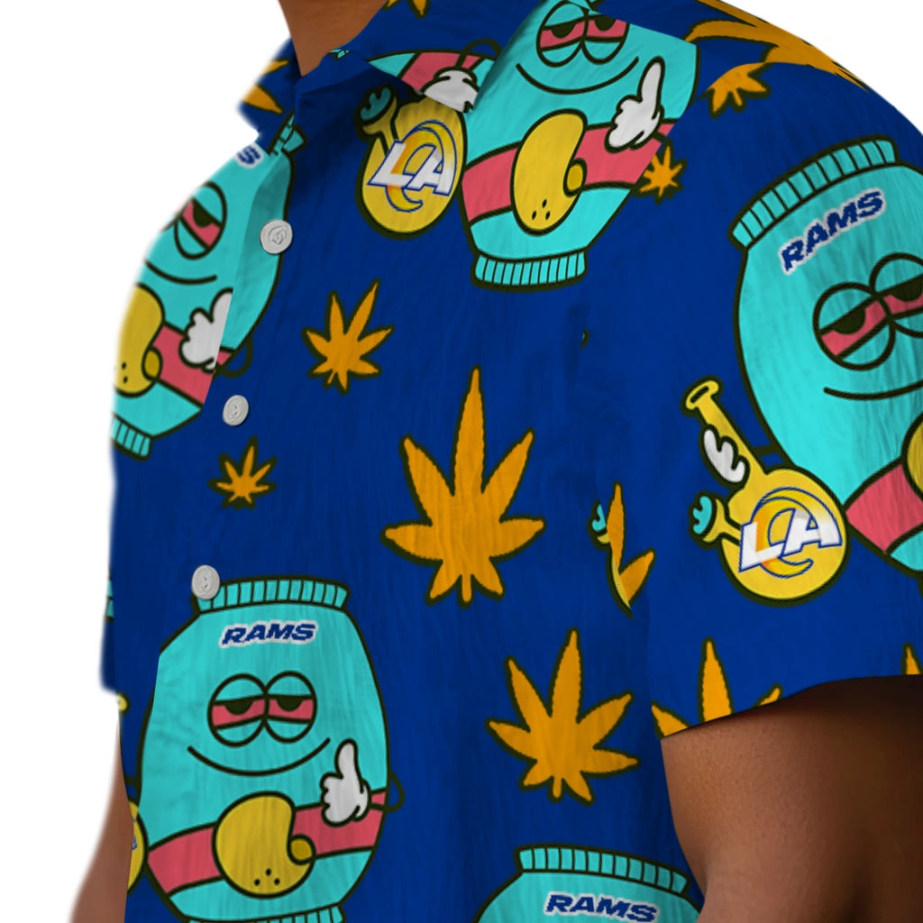 Los Angeles Rams Hawaiian Shirt - Chill Vibe | Moonbestprint
