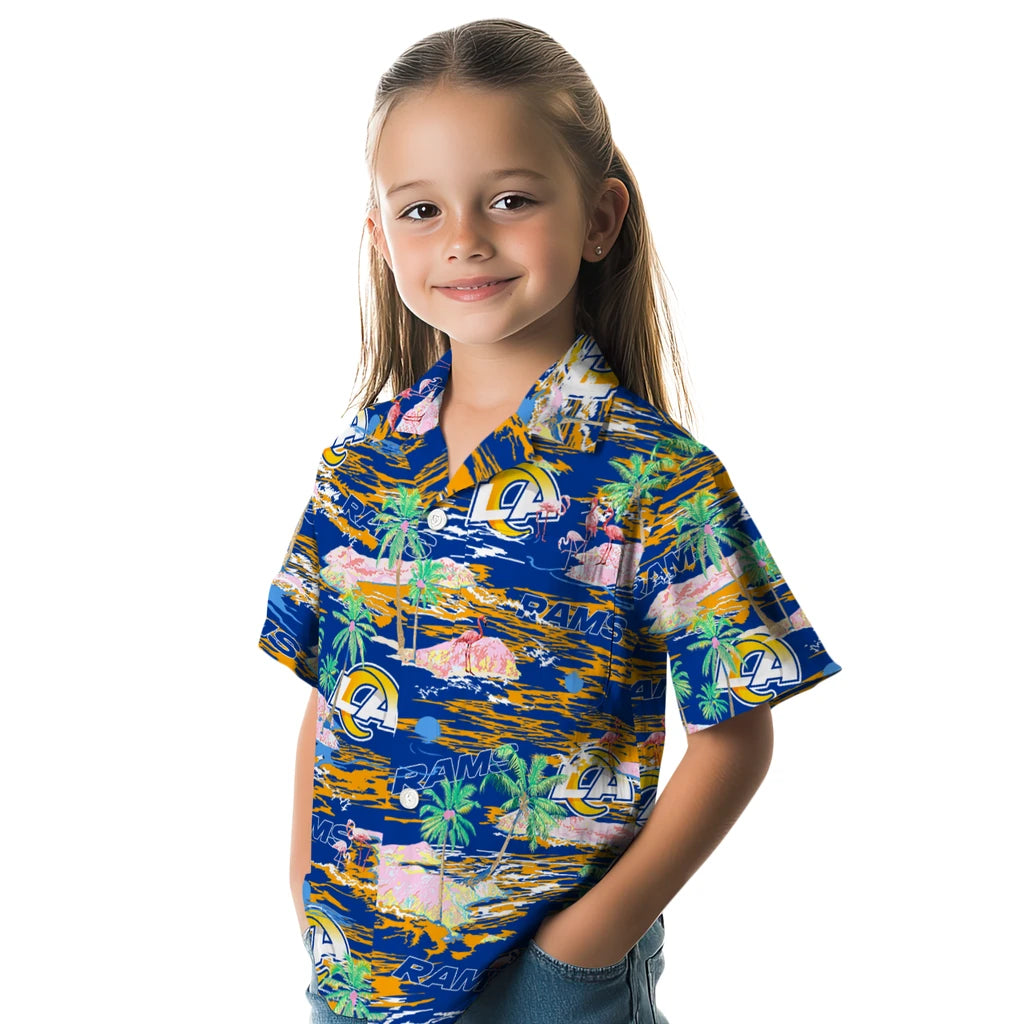 Los Angeles Rams Flamingo Retreat 2026 Hawaiian Shirt – Moonbestprint