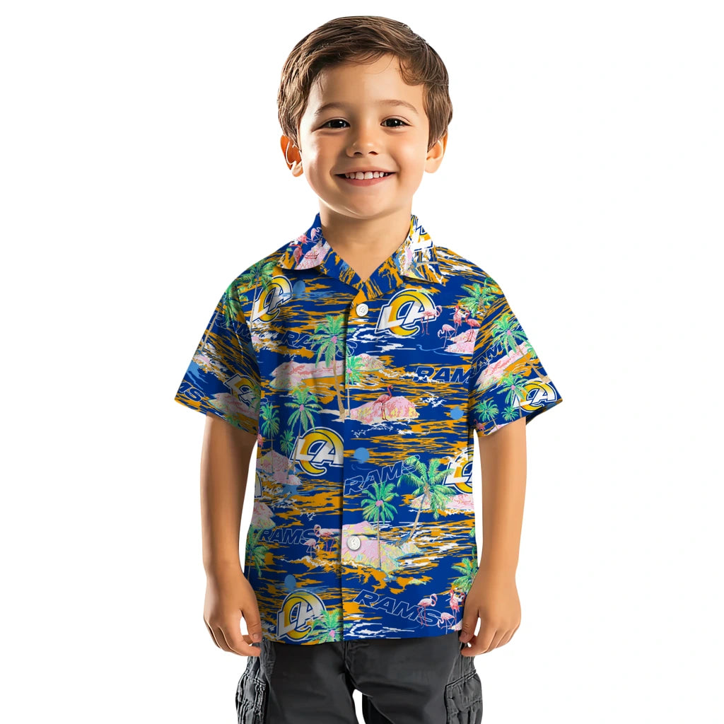 Los Angeles Rams Flamingo Retreat 2026 Hawaiian Shirt – Moonbestprint
