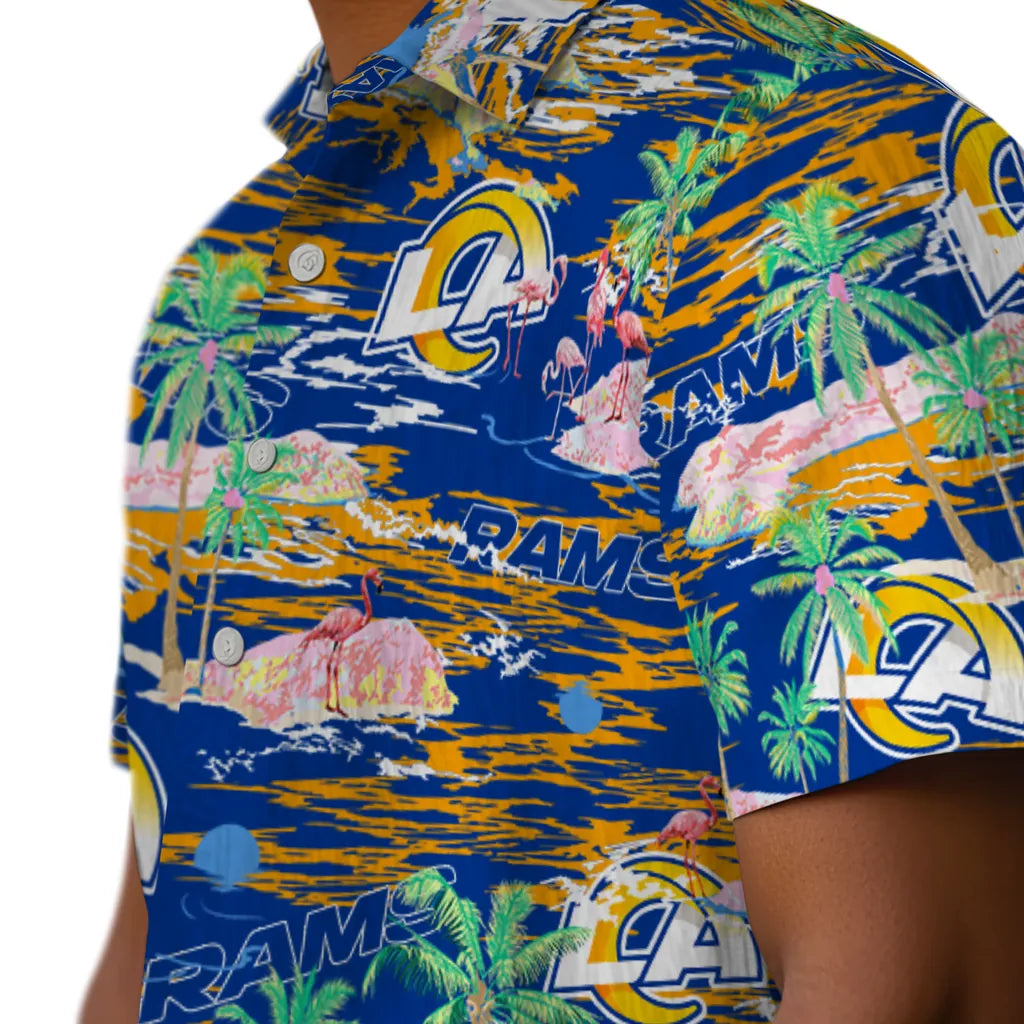 Los Angeles Rams Flamingo Retreat 2026 Hawaiian Shirt – Moonbestprint