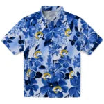 Los Angeles Rams Hawaiian Shirt - Hibiscus Arrangement | Moonbestprint