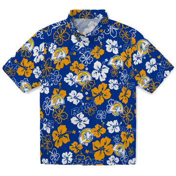 Los Angeles Rams Hibiscus Bloom Hawaiian Shirt – Moonbestprint