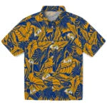Los Angeles Rams Hawaiian Shirt - Monstera Layer | Moonbestprint