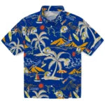 Los Angeles Rams Hawaiian Shirt - Palm Tree Island | Moonbestprint