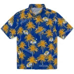 Los Angeles Rams Hawaiian Shirt - Palm Tree Motif | Moonbestprint