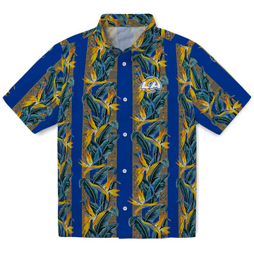 Los Angeles Rams Hawaiian Shirt - Paradise Vines | Moonbestprint