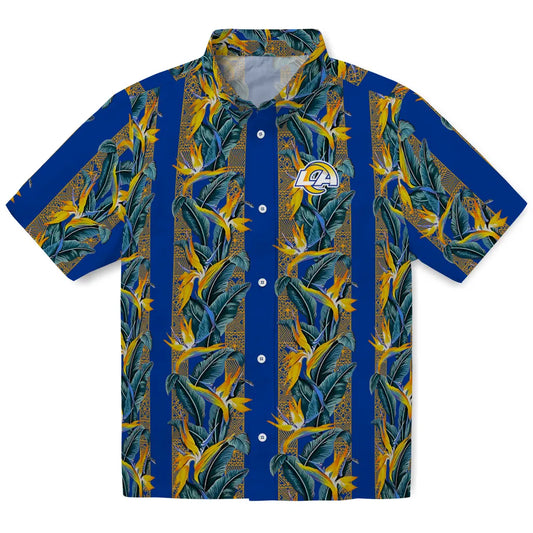 Los Angeles Rams Hawaiian Shirt - Paradise Vines | Moonbestprint