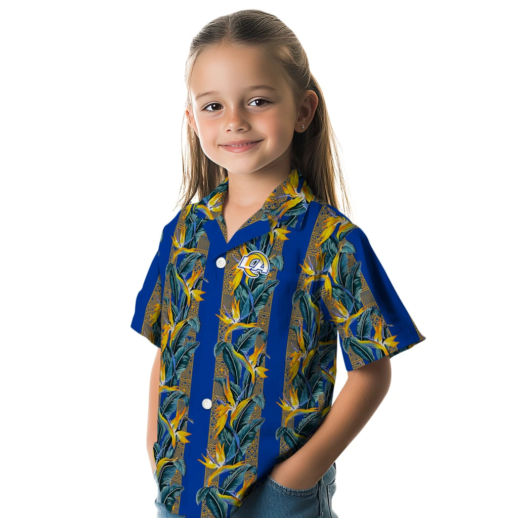 Los Angeles Rams Hawaiian Shirt - Paradise Vines | Moonbestprint