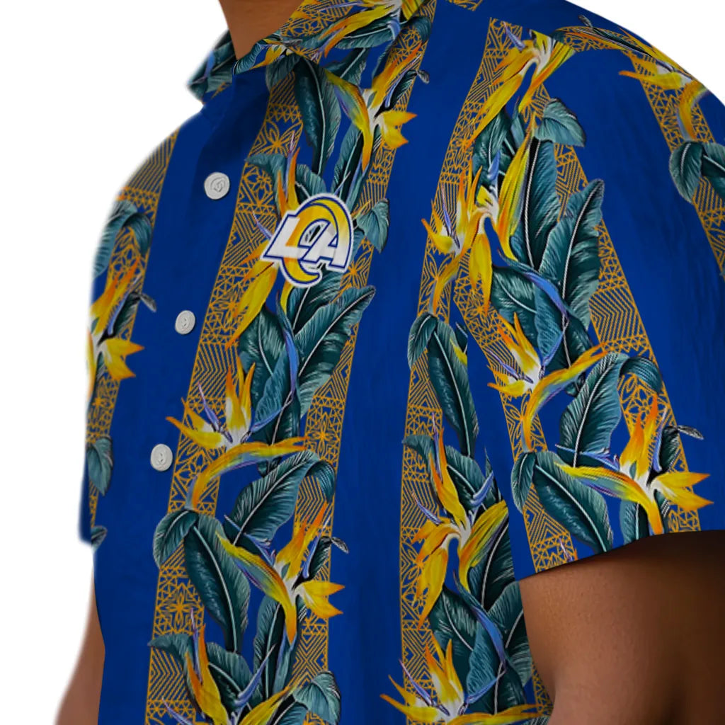 Los Angeles Rams Hawaiian Shirt - Paradise Vines | Moonbestprint
