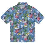 Los Angeles Rams Hawaiian Shirt - Pineapple Bouquet | Moonbestprint