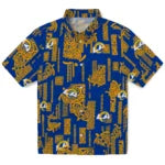 Los Angeles Rams Hawaiian Shirt - Turtle Lines | Moonbestprint