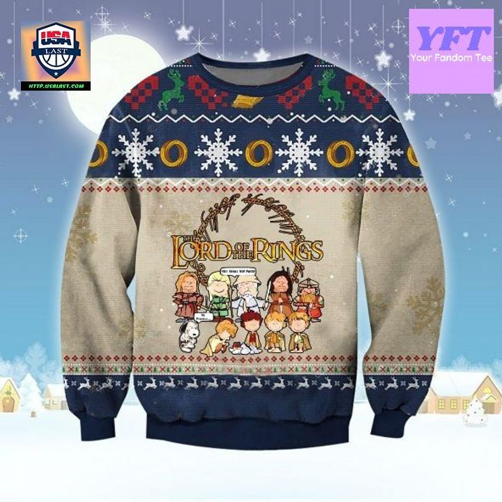 Lotr Peanuts Movie Xmas 3d Ugly Christmas Sweater ? Usalast