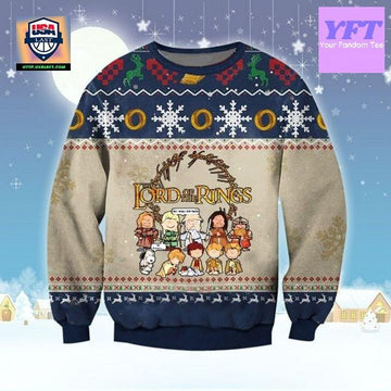 Lotr Peanuts Movie Xmas 3d Ugly Christmas Sweater ? Usalast