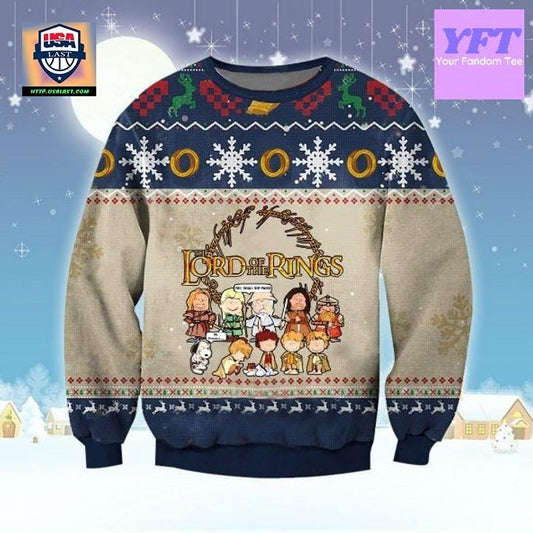 Lotr Peanuts Movie Xmas 3d Ugly Christmas Sweater ? Usalast