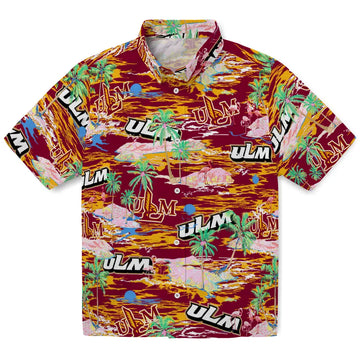 Louisiana-Monroe Warhawks Flamingo Retreat 2026 Hawaiian Shirt – Moonbestprint