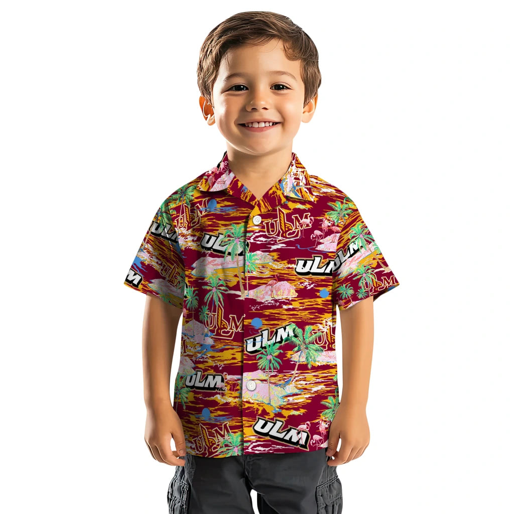 Louisiana-Monroe Warhawks Flamingo Retreat 2026 Hawaiian Shirt – Moonbestprint