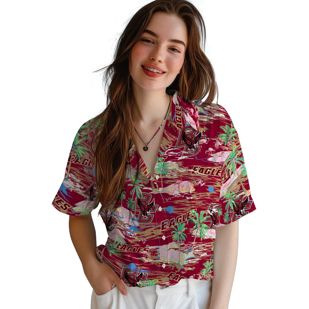 Louisiana Ragin’ Cajuns Flamingo Retreat 2026 Hawaiian Shirt – Moonbestprint
