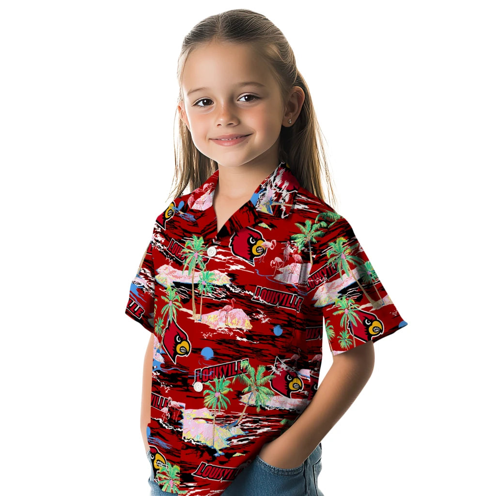 Louisville Cardinals Flamingo Retreat 2026 Hawaiian Shirt – Moonbestprint