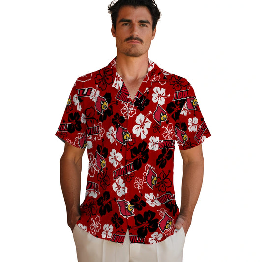 Louisville Cardinals Hibiscus Bloom Hawaiian Shirt – Moonbestprint