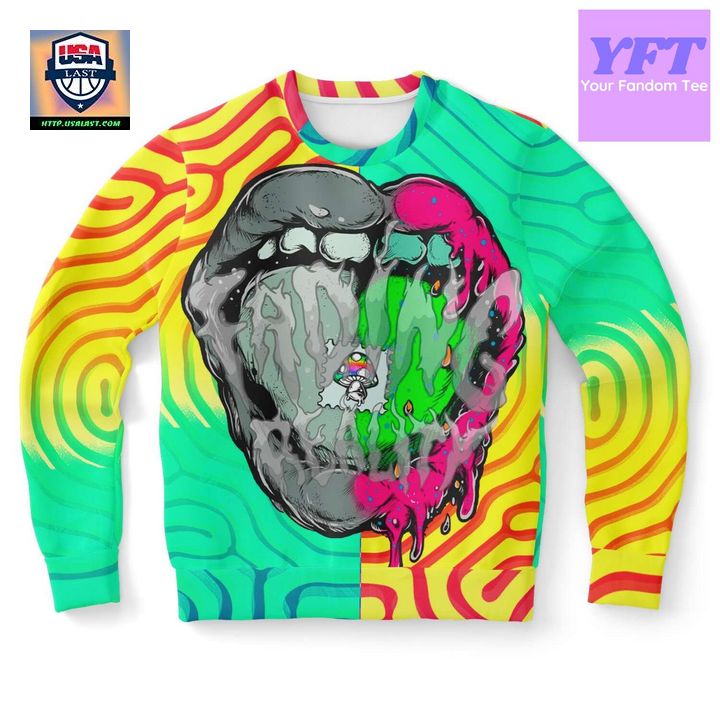 Lsd Vision Holographic Psychedelic 3d Ugly Christmas Sweater ? Usalast