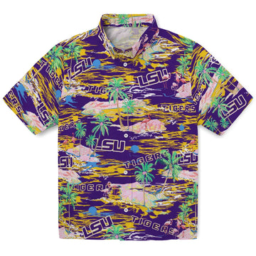 LSU Tigers Flamingo Retreat 2026 Hawaiian Shirt – Moonbestprint