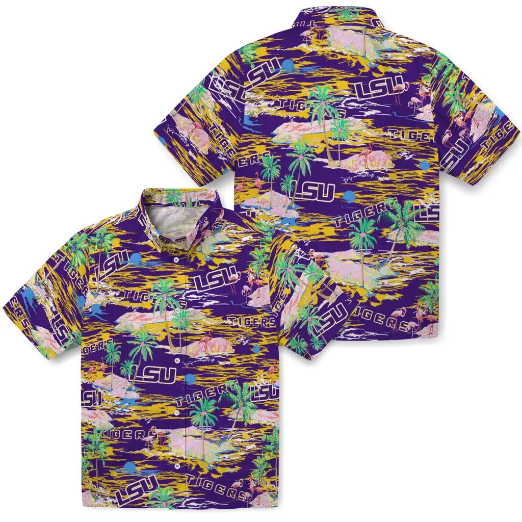 LSU Tigers Flamingo Retreat 2026 Hawaiian Shirt – Moonbestprint