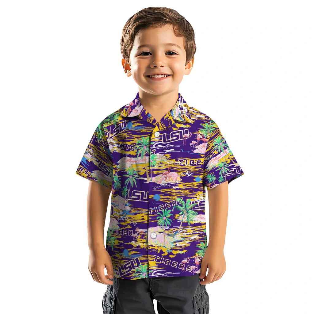 LSU Tigers Flamingo Retreat 2026 Hawaiian Shirt – Moonbestprint