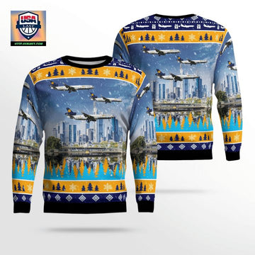 Lufthansa Cargo MD-11 Christmas AOP Sweater ? Usalast