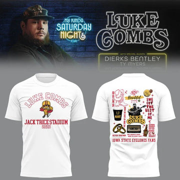 Luke Combs x Iowa State Cyclones football Limited Edition T-Shirt | IV78 Moonbestprint