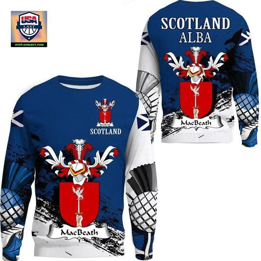 Macbeath Or Macbeth Ii Scottish Family Crest Scotland Special Sweater A7 ? Usalast