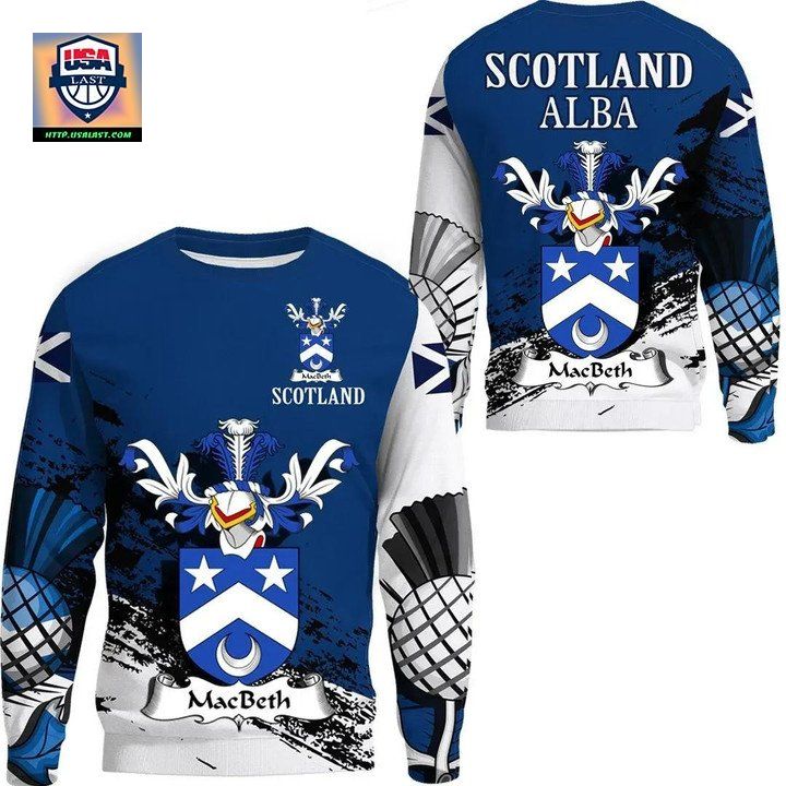 Macbeath Or Macbeth Scottish Family Crest Scotland Special Sweater A7 ? Usalast