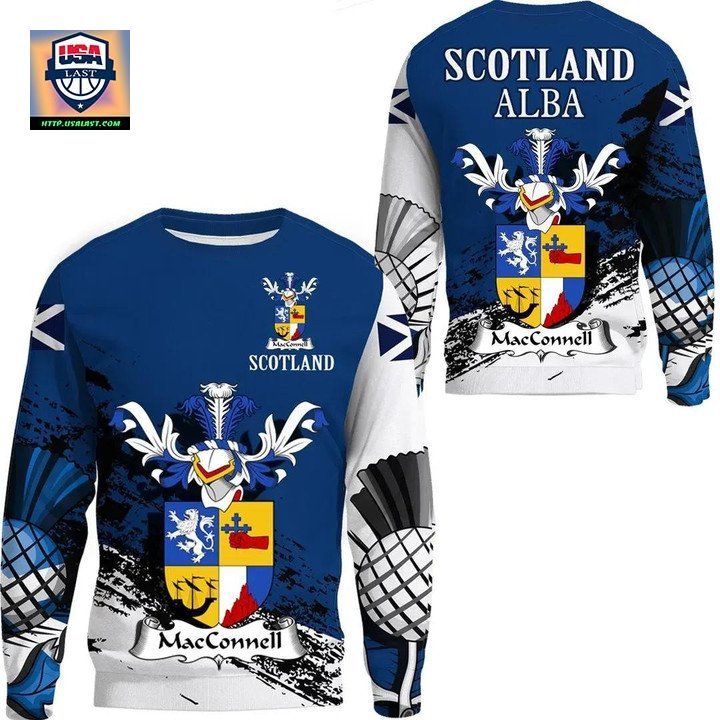 Macconnell Scottish Family Crest Scotland Special Sweater A7 ? Usalast