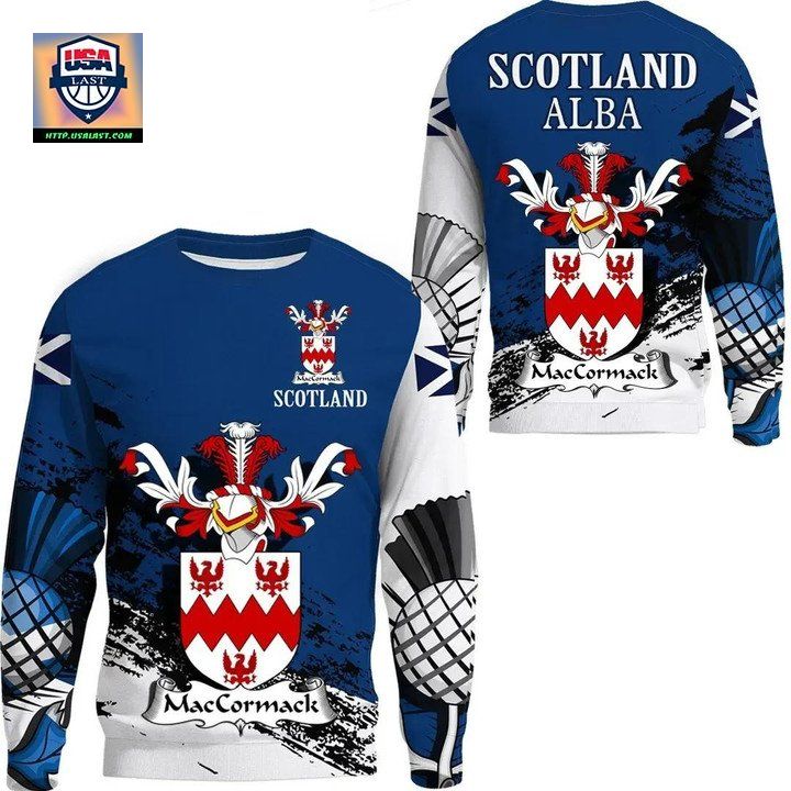 Maccormack Scottish Family Crest Scotland Special Sweater A7 ? Usalast