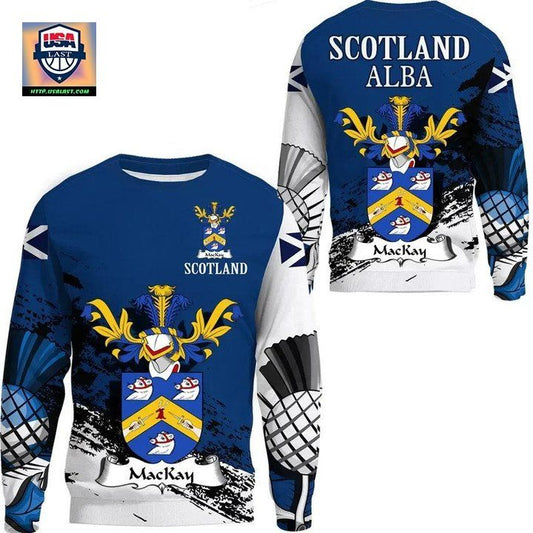 Mackay Scottish Family Crest Scotland Special Sweater A7 ? Usalast