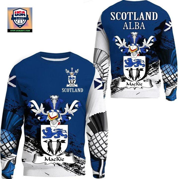 Mackie Scottish Family Crest Scotland Special Sweater A7 ? Usalast