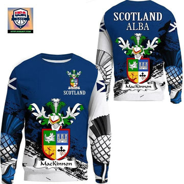 Mackinnon Scottish Family Crest Scotland Special Sweater A7 ? Usalast
