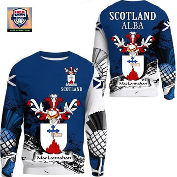Maclannahan Scottish Family Crest Scotland Special Sweater A7 ? Usalast