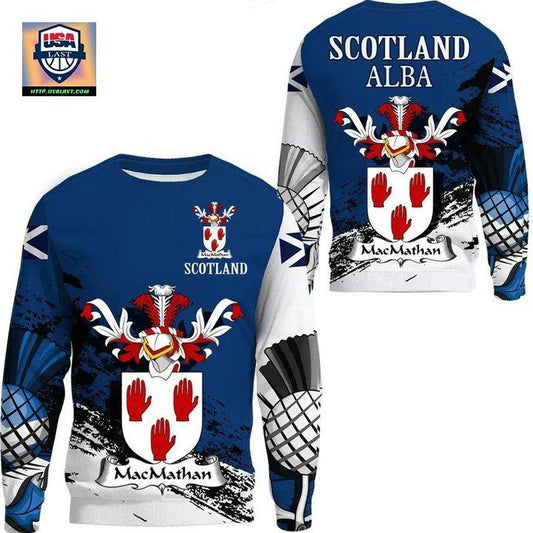 Macmathan Or Mcmathan Scottish Family Crest Scotland Special Sweater A7 ? Usalast