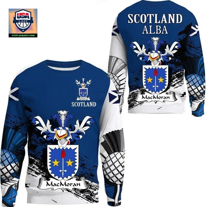 Macmoran Scottish Family Crest Scotland Special Sweater A7 ? Usalast