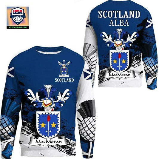 Macmoran Scottish Family Crest Scotland Special Sweater A7 ? Usalast