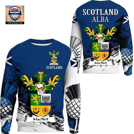 Macneil Scottish Family Crest Scotland Special Sweater A7 ? Usalast