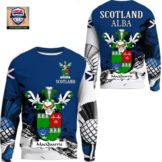 Macquarrie Or Macguarie Scottish Family Crest Scotland Special Sweater A7 ? Usalast