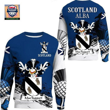 Mactaggart Scottish Family Crest Scotland Special Sweater A7 ? Usalast