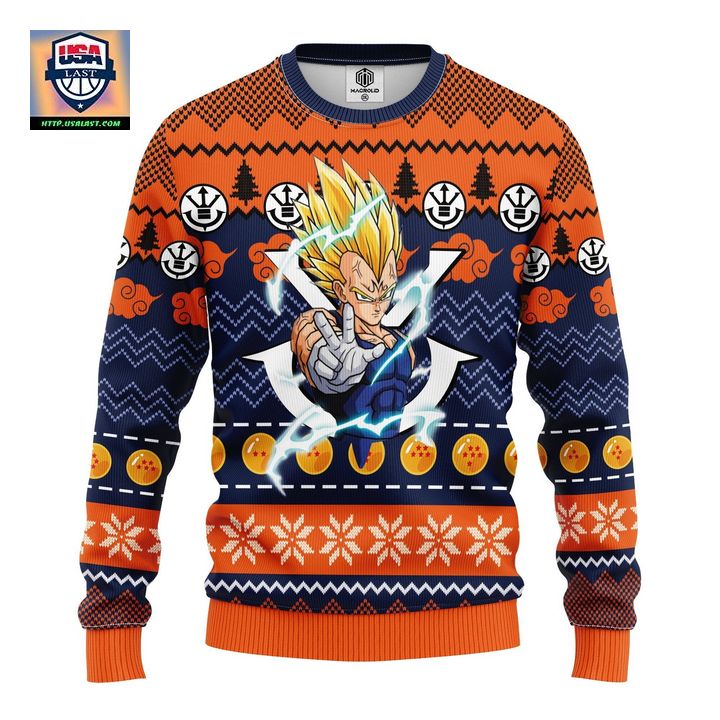 Majin Vegeta Dragon Ball Ugly Christmas Sweater Amazing Gift Idea Thanksgiving Gift ? Usalast