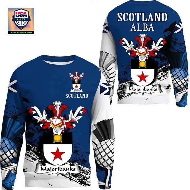 Majoribanks Scottish Family Crest Scotland Special Sweater A7 ? Usalast