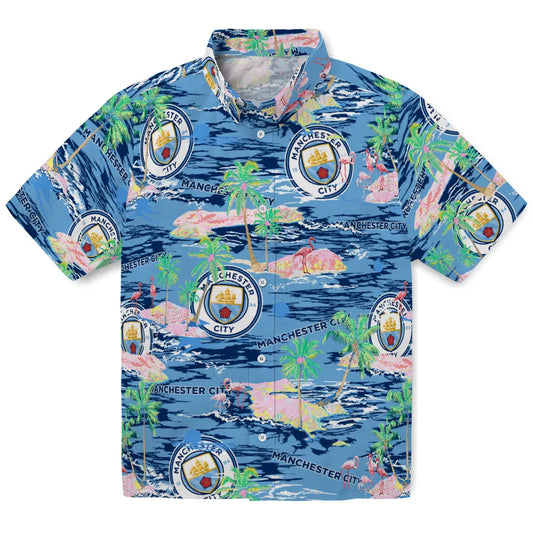 Manchester City Flamingo Retreat 2026 Hawaiian Shirt – Moonbestprint
