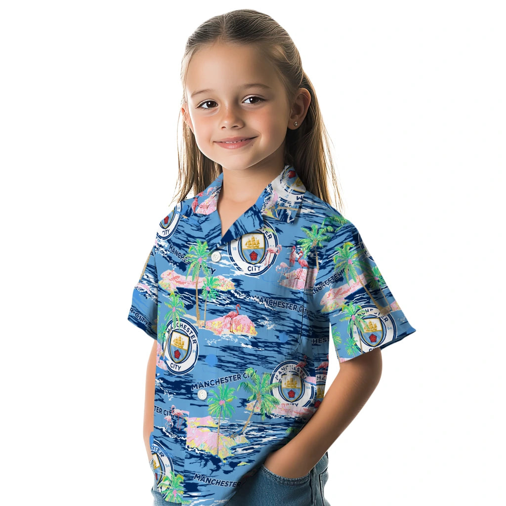 Manchester City Flamingo Retreat 2026 Hawaiian Shirt – Moonbestprint