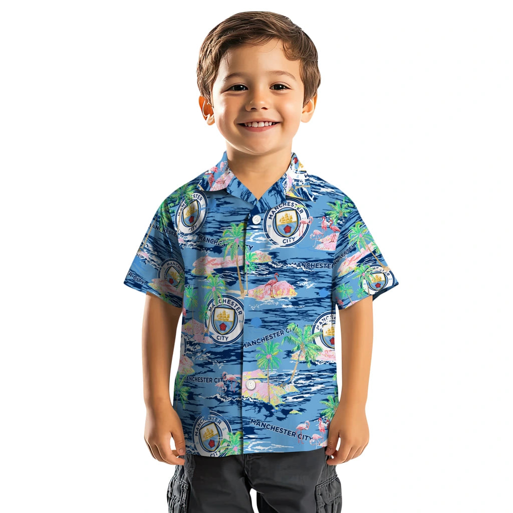 Manchester City Flamingo Retreat 2026 Hawaiian Shirt – Moonbestprint