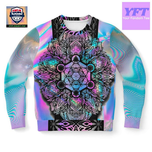 Mandala Holographic Psychedelic 3d Ugly Christmas Sweater ? Usalast