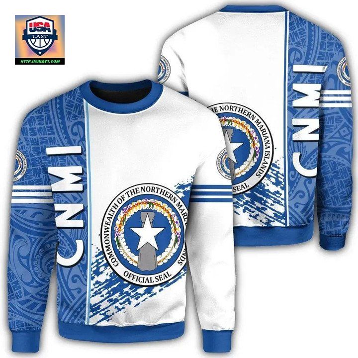 Mariana Islands Coat Of Arms Sweater Quarter Style J1C ? Usalast